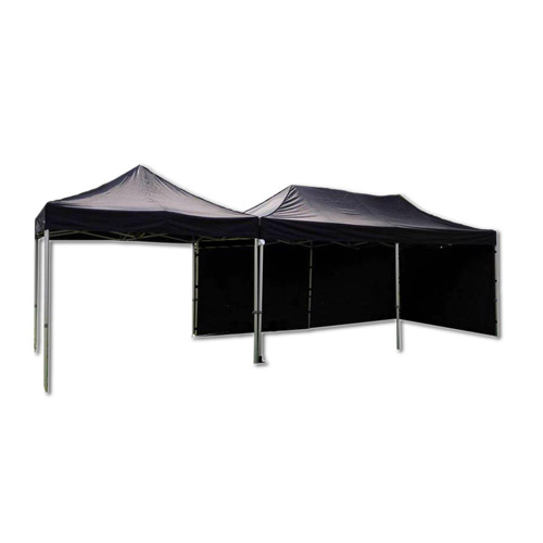 Easy up partytent 3 x 7,5 (gekoppeld) 